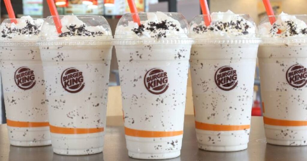 Batida de Vainilla o de Oreo en Burger King