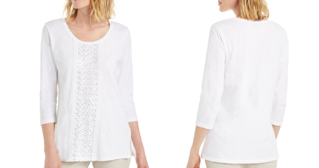 Blusa JM Collection Petite Cotton