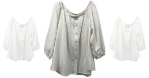 Blusa Style and Co Striped Off The Shoulder