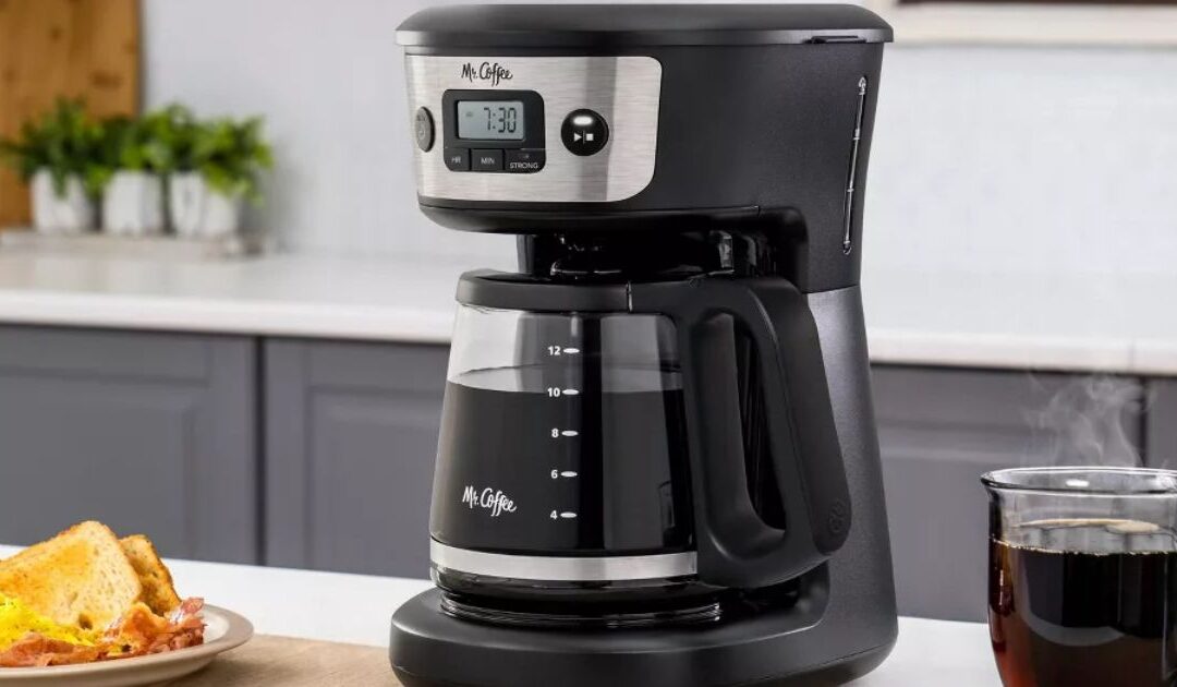 Cafetera Programable Mr. Coffee de 12 tazas a solo $24.99 en Target (Reg. $35)
