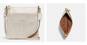 Cartera Coach Kitt Denim Jacquard