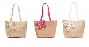 Cartera Straw Butterfly Kim Rogers