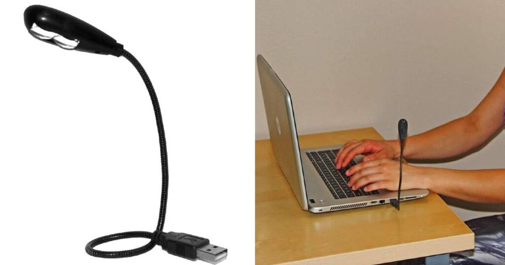 Lámpara de lectura USB