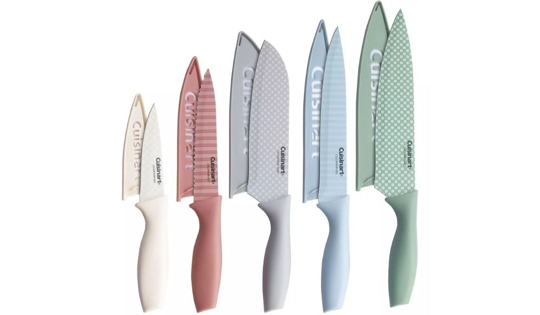 Set de Cuchillos Cuisinart Farmhouse Printed de 10-Piezas a solo $13.99 (Reg. $50)
