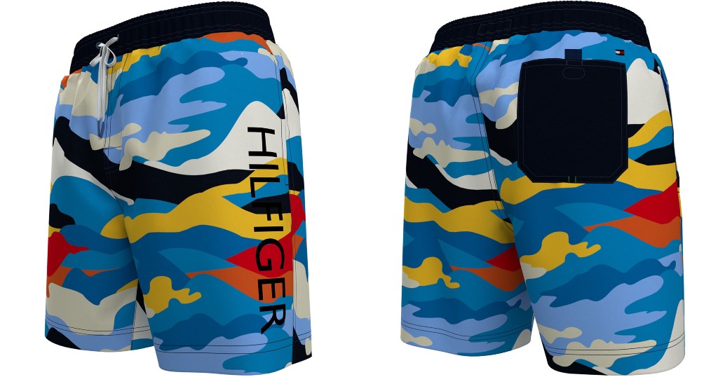 Traje de Bano Tommy Hilfiger Powell Regular-Fit Camouflage