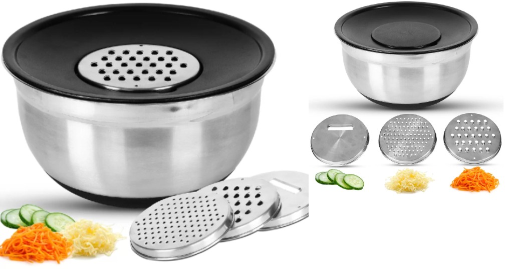 Bowl Rallador NU Steel Multipurpose