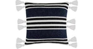 Cojín Decorativo Woven Stripe Tassels
