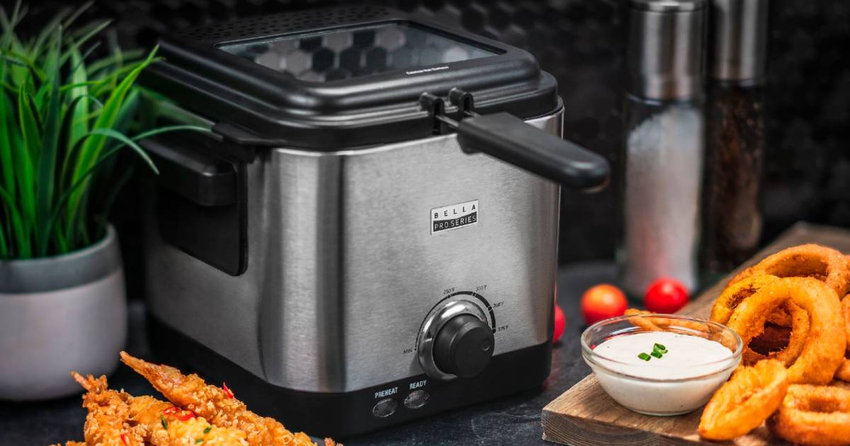 Deep Fryer bella PRO en Stainless Steel a solo $17.99 (Reg. $60)
