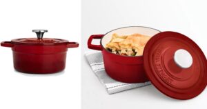 Martha Stewart Enameled Cast Iron 2 Qt Round Covered Dutch Oven