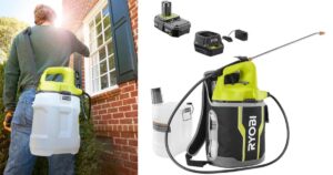 Rociador Ryobi con Tanque Adicional, Bateria y Cargador