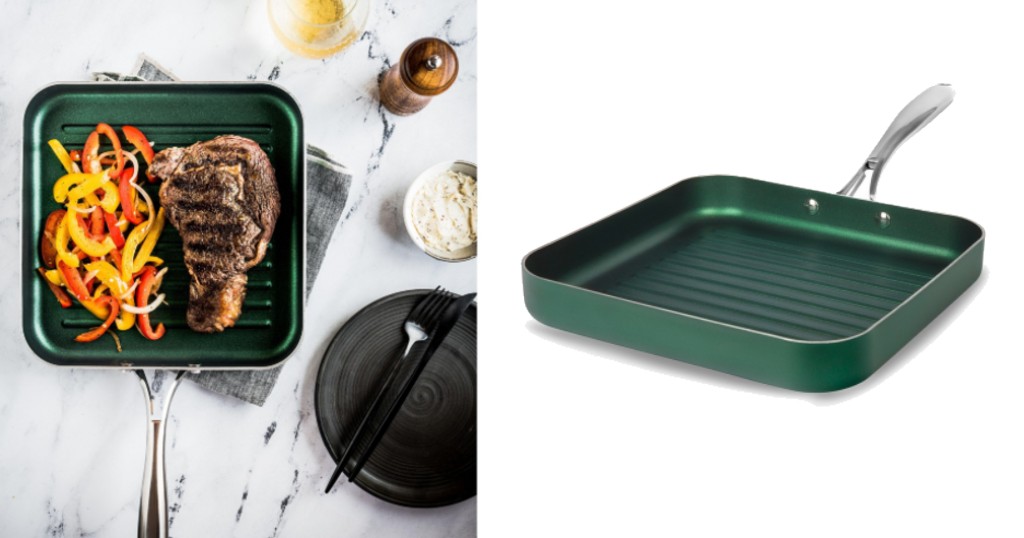 Sartén Granite Stone Diamond 10.5” Aluminum Nonstick Diamond Infused Grill