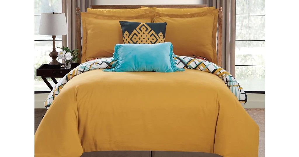 Set de Comforter de 7 Piezas Chic Home Abstract