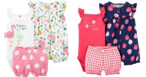 Set de Romper Carter's Baby Girl