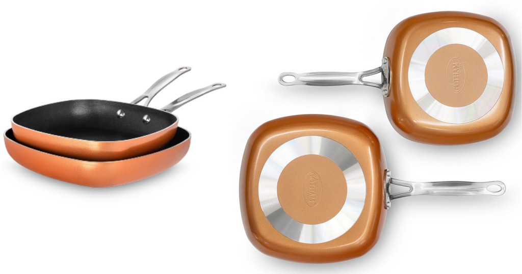 Set de Sartén Gotham Steel Copper 2 pc