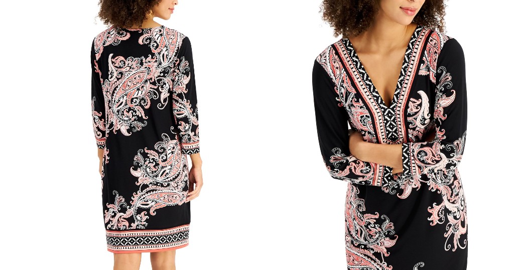 Traje JM Collection 3_4-Sleeve Printed