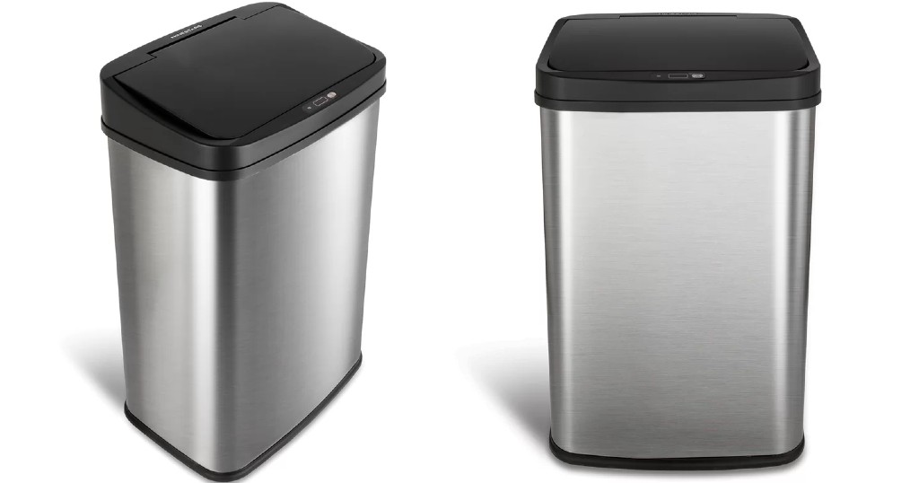 Zafacón Stainless Steel 13.2 Gal Motion Sensor