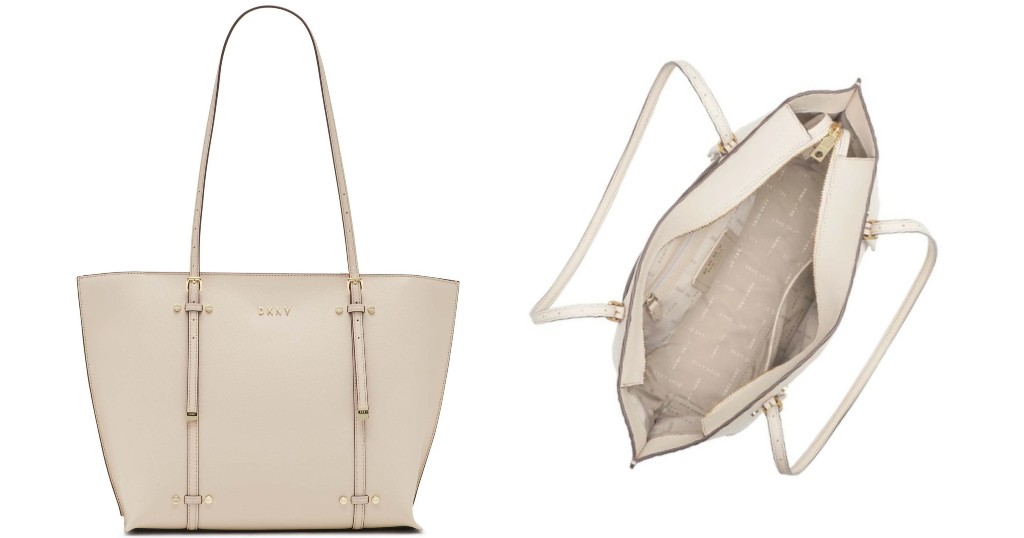 Cartera DKNY Bo Leather Crosshatched Tote