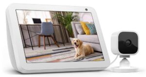 Echo Show 8 con Cámara de Seguridad Blink Mini