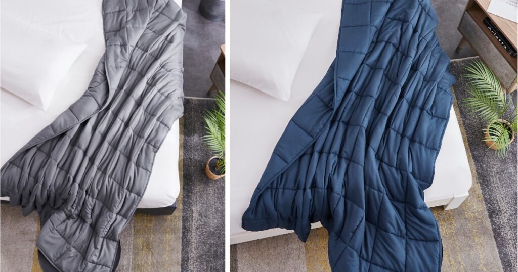 Manta en Microfibra de 12-libras Pur Serenity en Macy's