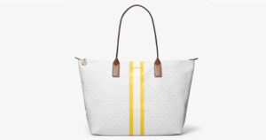 Michael Kors Large Logo Stripe