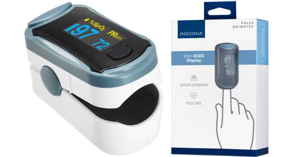 Oxímetro de Pulso con Pantalla Digital Insignia
