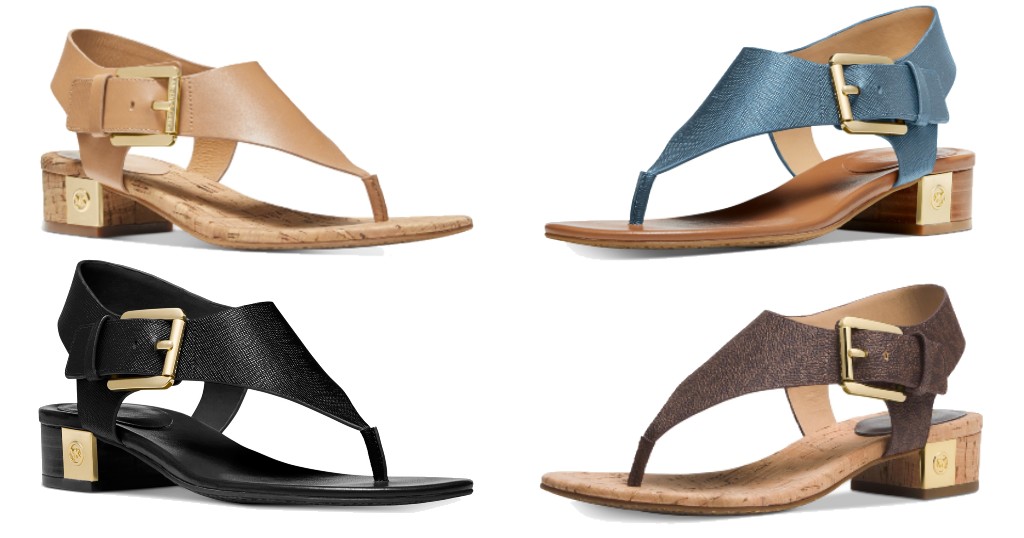 Sandalias Michael Kors London Thong Block Heel