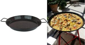 Sarten para Paella Magefesa Enameled Steel 17 Pulgadas