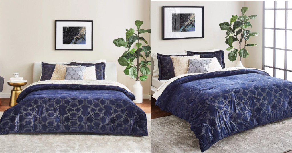 Set de Comforter Scott Living Luxe Lustre Velvet