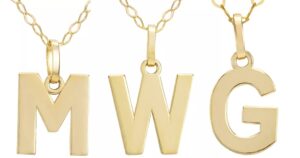 Cadena 18 Pulgadas con Inicial en Oro 14k