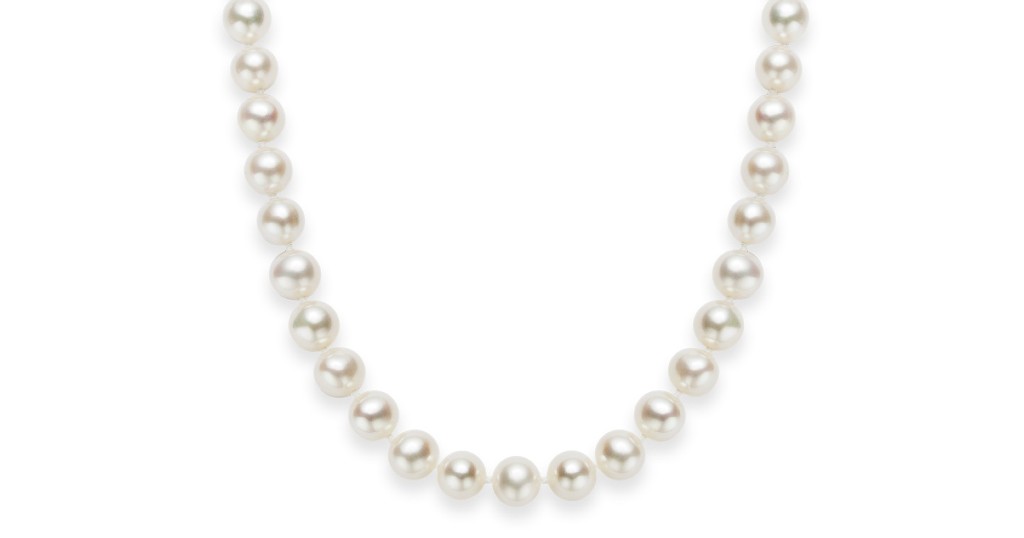 Collar de Perlas 18 Pulgada en Plata