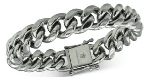 Cuban Link Bracelet in Stainless Steel para Caballeros