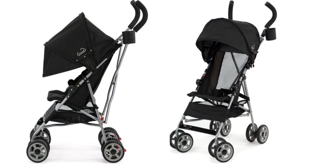 Kolcraft-Cloud-Umbrella-Stroller-Black