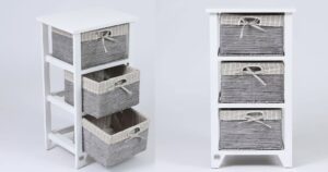 Mesa con Canastas Luxen Home Wood