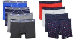 Paquetes de 4 Boxer FILA