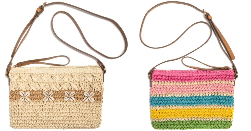 Tropical Straw Crossbody