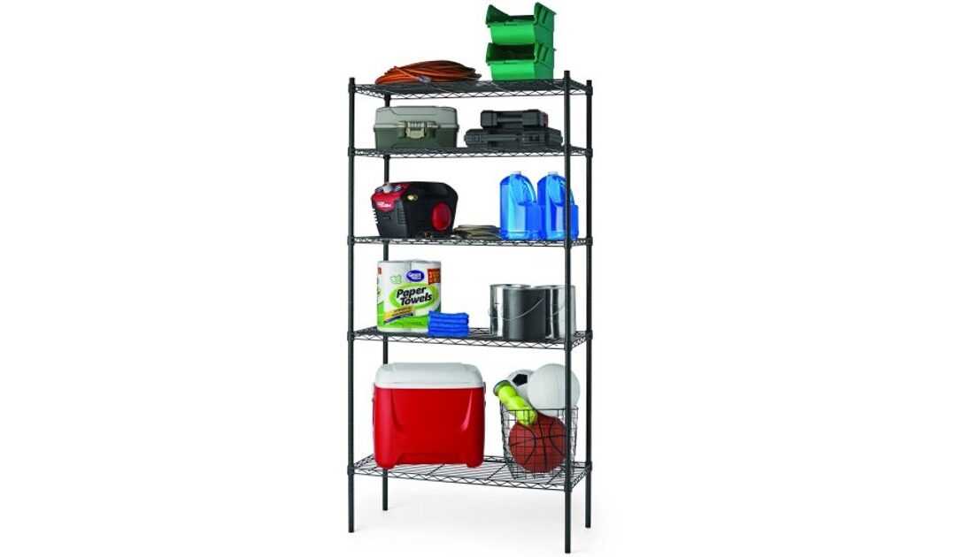 Anaquel Hyper Tough de 5-Niveles a solo $65 en Walmart (Reg. $75)