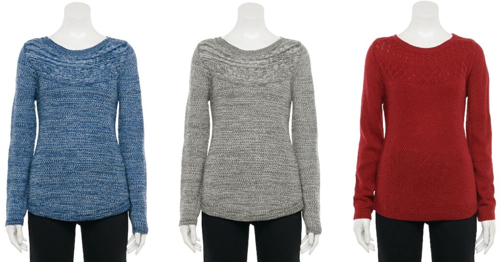 Croft & Barrow Sweater en Kohl's