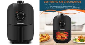 Freidora de Aire Elite Gourmet 1 Qt