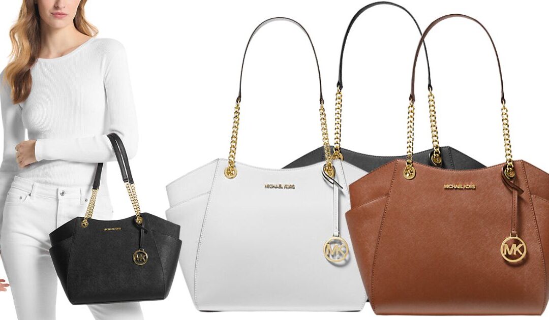 Michael Kors Jet Set Large Saffiano Leather Shoulder Bag a solo $89.25 (Reg. $558)