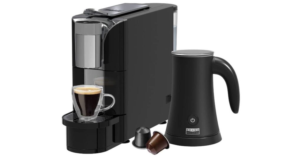 Cafetera Bella Pro Series con Vaporizador de Leche