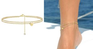 Pulseras de Tobillo con Inicial