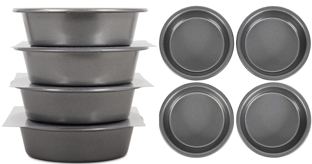 Set de 4-Moldes Para Hornear Bizcocho