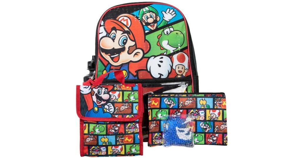 Set de Mochila Mario de 5-Piezas en Macy's