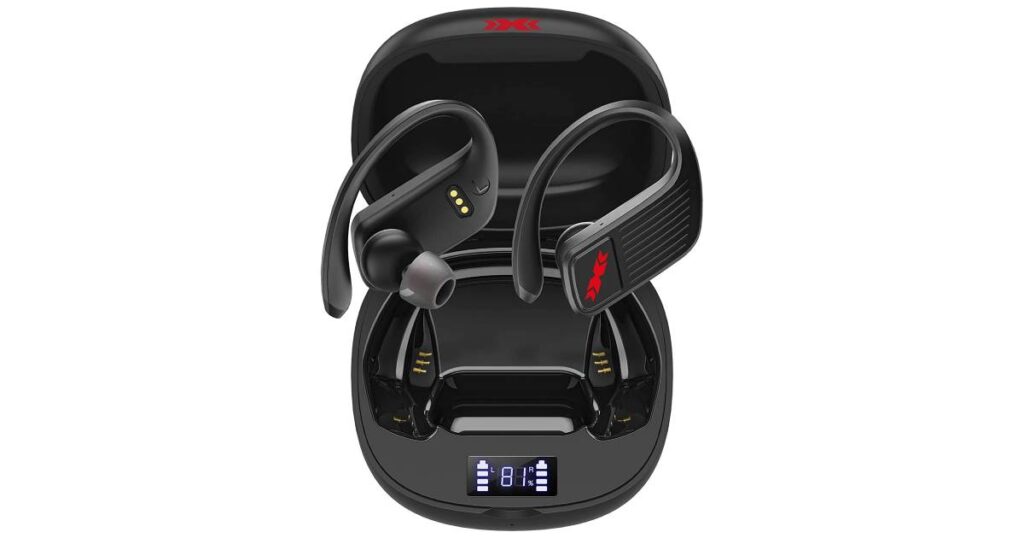 Audífonos Bluetooth con Estuche de Carga LED Digital