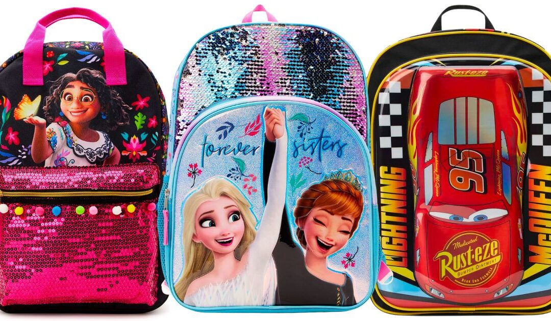 Bultos de Personajes Para la Escuela SOLO $14.92 en Walmart