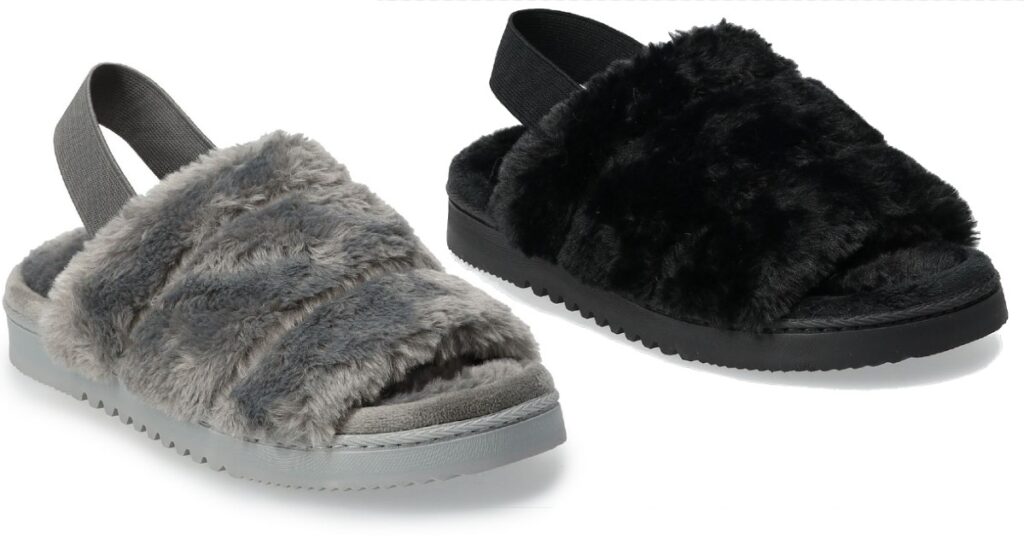 Faux-Fur-Slippers