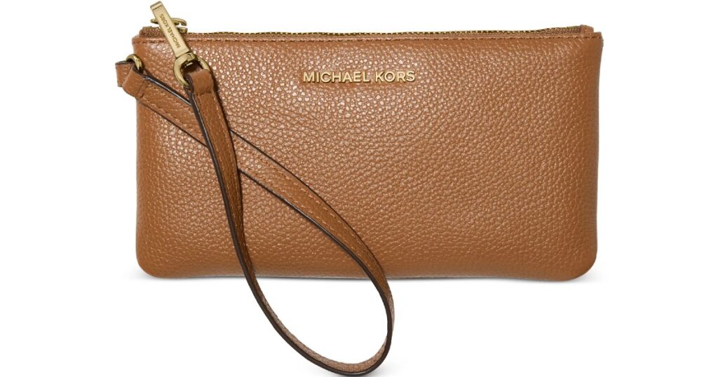 Michael Kors Jet Set Leather Wristlet