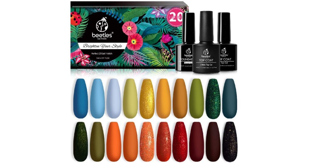 Beetles-20-Piezas-Fall-Winter-Gel-Nail-Polish-Kit