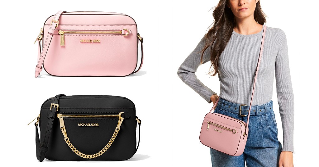 Cartera-MK-Jet-Set-Large-Saffiano-Leather-Crossbody