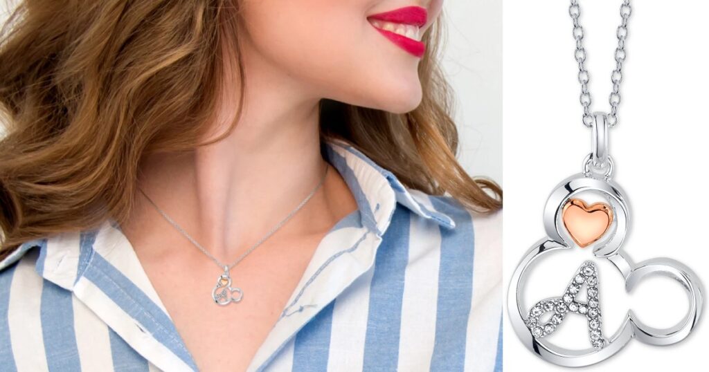 Collar-con-Colgante-de-Inicial-Disney-Mickey-Mouse